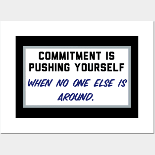 Commitment Posters and Art